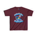 Kidxtr™ Kids Coder T-Shirt — 'Little Coder, Big Dreams' Tech Graphic Tee
