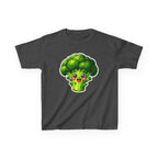 Kids Veggie T-Shirt — 'Eat Your Greens' Cute Smiling Broccoli Graphic Tee