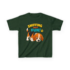 Kids Puppy Dog T-Shirt — 'Sniffing Out Fun!' Cute Puppy Graphic Tee