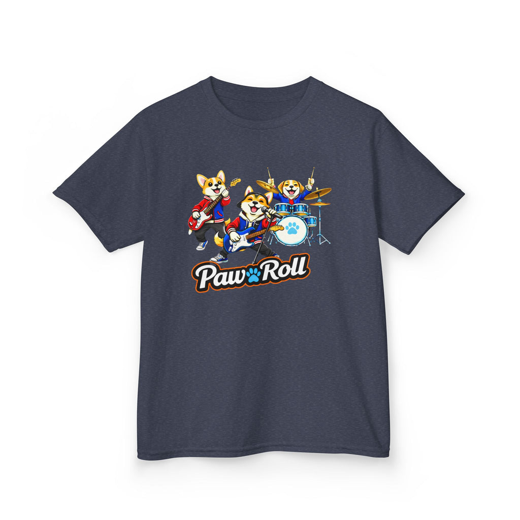 Kids Animal T-Shirt — 'Paw n’ Roll' Puppy Rock Band Graphic Tee