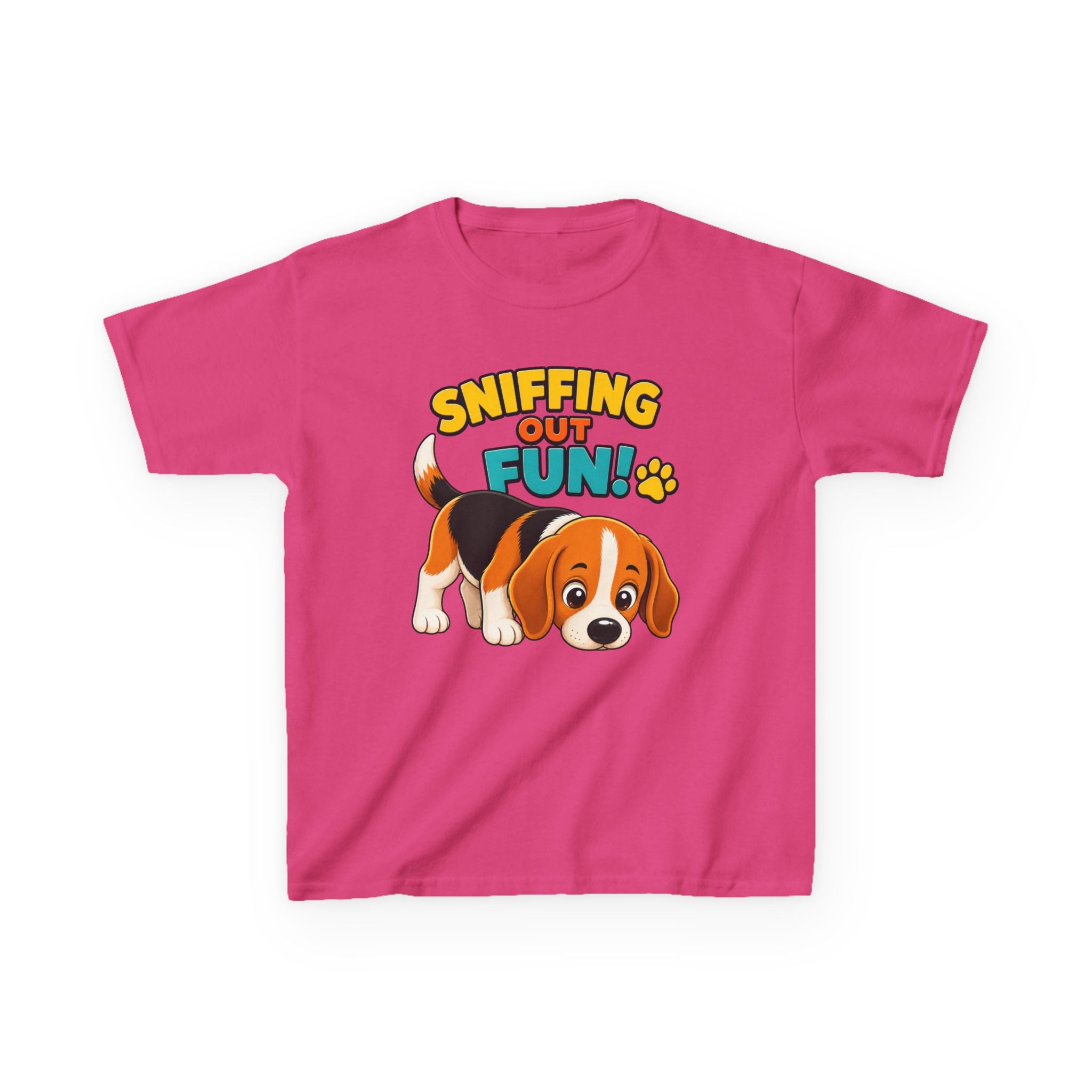 Kids Puppy Dog T-Shirt — 'Sniffing Out Fun!' Cute Puppy Graphic Tee