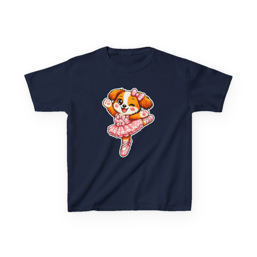 Kids Puppy T-Shirt – Good Vibes Ballerina Graphic Tee