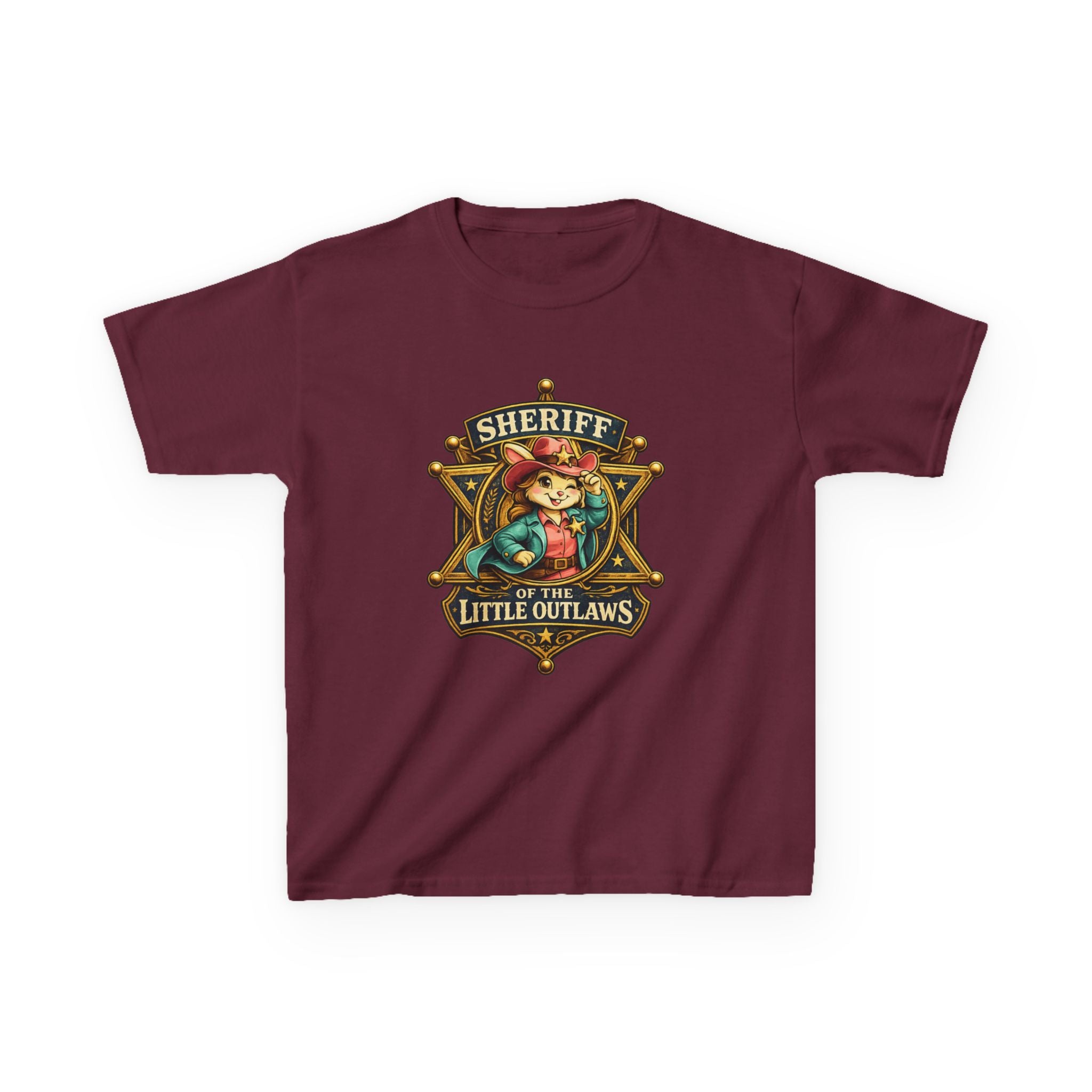 Lady Sheriff Rabbit - Kids T Shirt