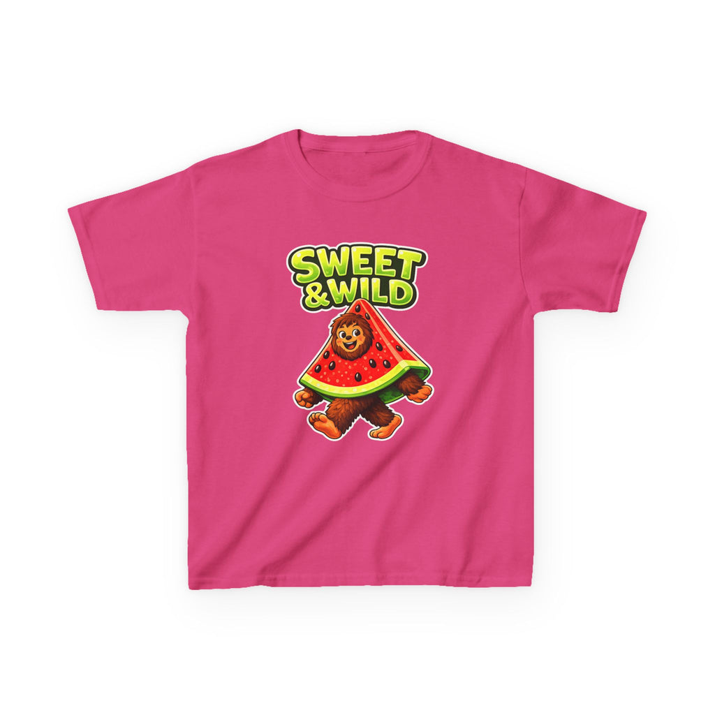 Kids Watermelon T-Shirt — 'Sweet & Wild' Fun Fruit Graphic Tee