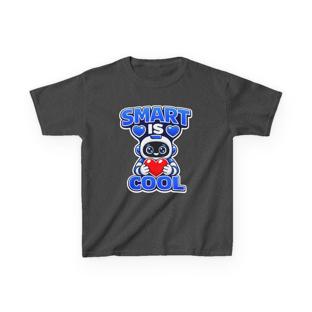 Kids Robot T-Shirt — 'Smart Is Cool' Graphic Tee