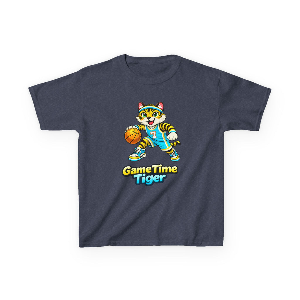 Kids Basketball Tiger T-Shirt – Game Time Graphic Tee