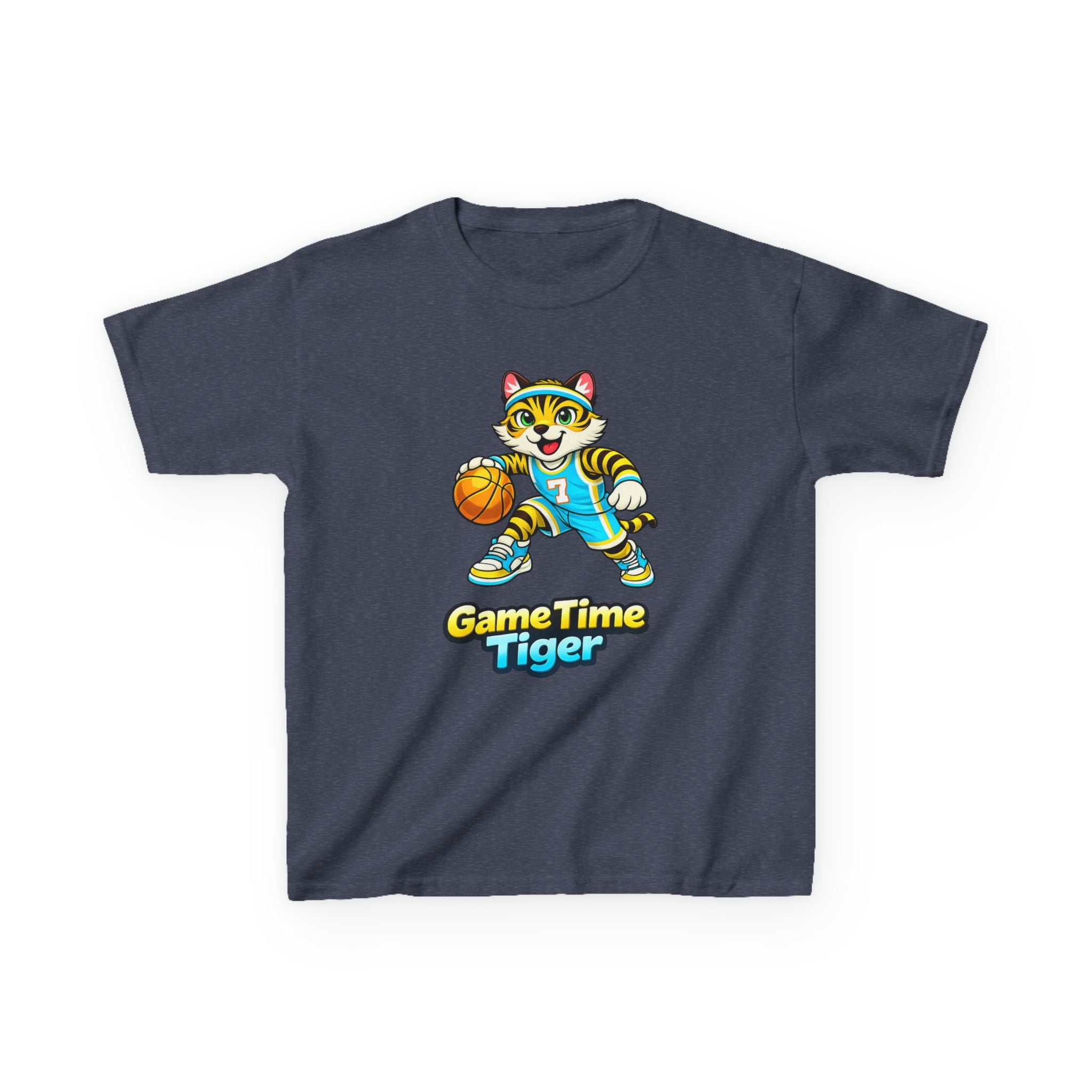 Kids Basketball Tiger T-Shirt – Game Time Graphic Tee