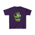 Kids Gecko T-Shirt — 'Smart Is Cool' Cartoon Gecko Graphic Tee