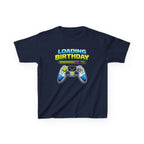 Kids Loading Birthday T-Shirt — 'Loading Birthday' Video Game Controller Graphic Tee