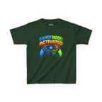 Kidxtr™ Kids Gamer T-Shirt — 'Gamer Mode Activated' Colorful Controller Graphic Tee