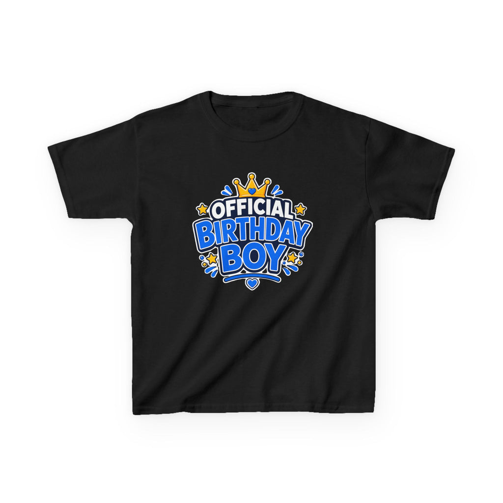 Kids Birthday T-Shirt – Official Birthday Boy Graphic Tee