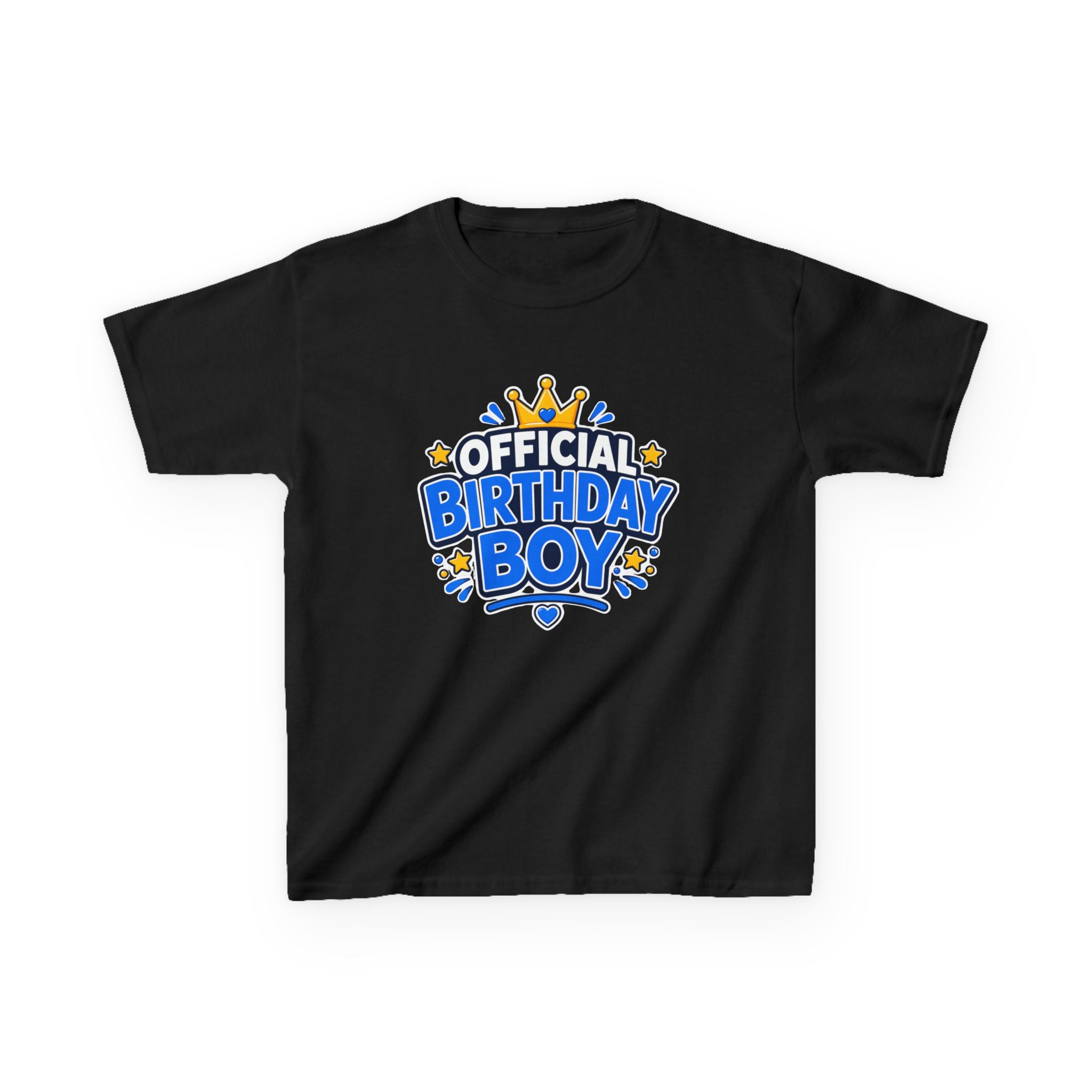 Kids Birthday T-Shirt – Official Birthday Boy Graphic Tee