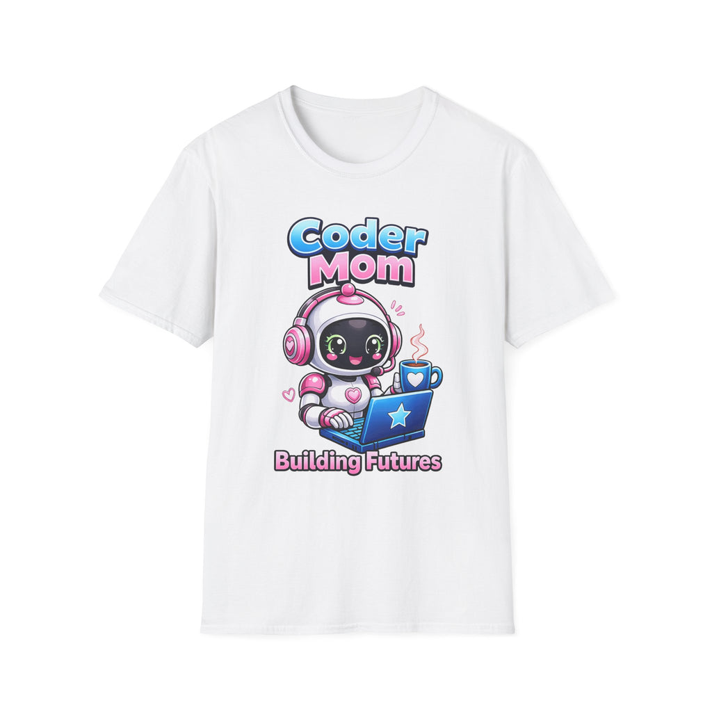 Mom Coding Robot T-Shirt – Support Crew Graphic Tee