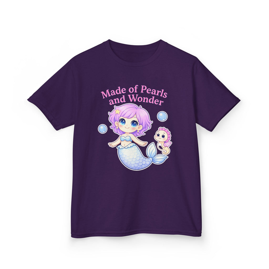 Kids Ocean T-Shirt — 'Make A Splash!' Mermaid & Seahorse Graphic Tee