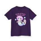 Kids Ocean T-Shirt — 'Make A Splash!' Mermaid & Seahorse Graphic Tee