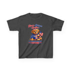Kids Patriotic T-Shirt — 'Stars, Stripes & Smiles' All-American Dog Graphic Tee