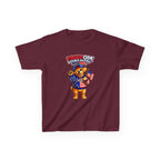 Kids Patriotic T-Shirt — 'Freedom Looks Good on Me' USA Dog Graphic Tee