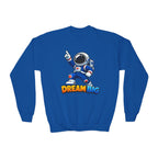 Kidxtr™ Kids Dream Crewneck — 'Dream Big' Cartoon Graphic Sweatshirt