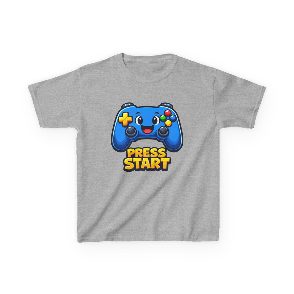 Kids Game Controller T-Shirt — 'Press Start' Gaming Graphic Tee