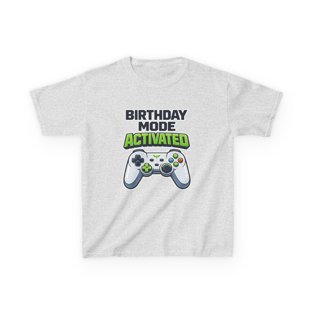 Kids Birthday Gamer T-Shirt – Birthday Mode Graphic Tee
