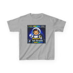 Kids Gaming T-Shirt — 'Mission: 1st Grade' Level Up Astronaut Graphic Tee