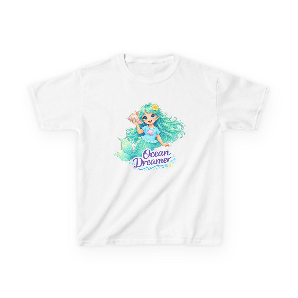 Kids Mermaid T-Shirt — 'Ocean Dreamer' Mermaid Fantasy Graphic Tee
