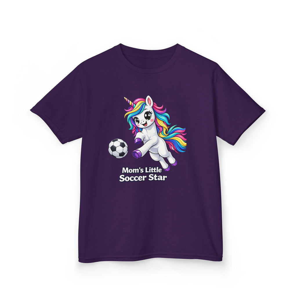 Kids Soccer Unicorn T-Shirt – Mom's Star Graphic Tee