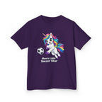 Kids Soccer Unicorn T-Shirt – Mom's Star Graphic Tee