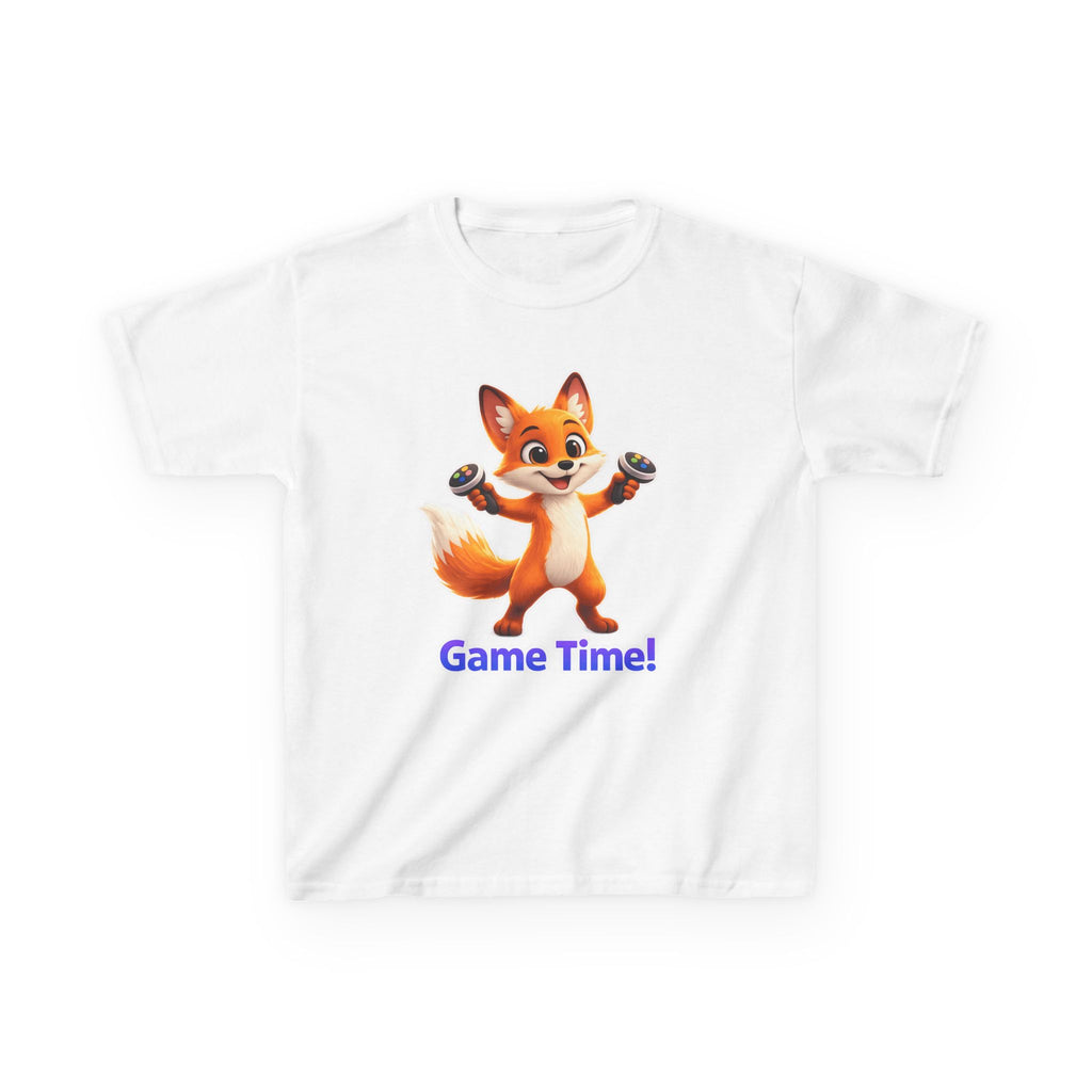 Kids Gamer T-Shirt – Fox Game Time Graphic Tee