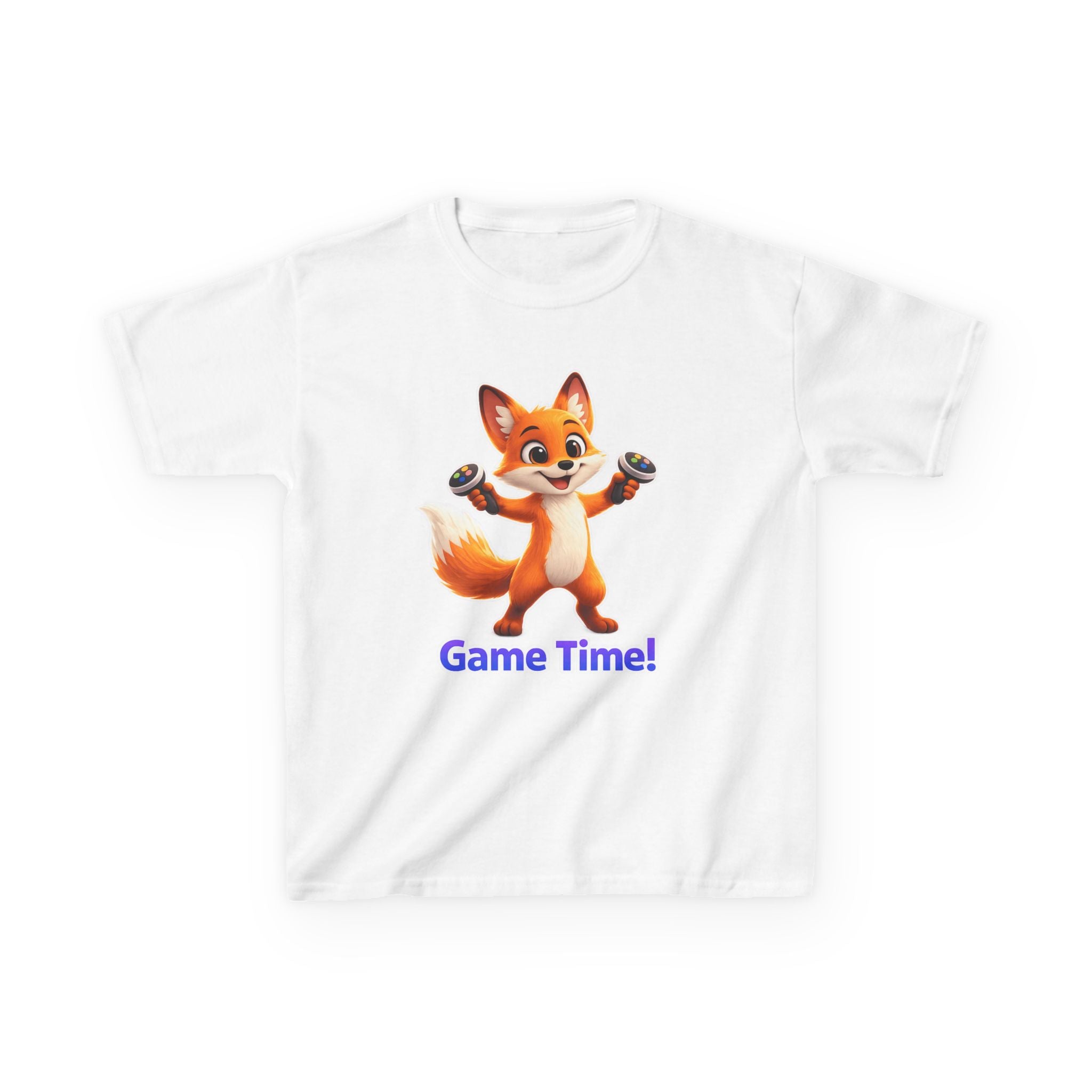 Kids Gamer T-Shirt – Fox Game Time Graphic Tee