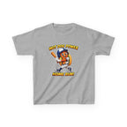 Kids Baseball T-Shirt — 'Hot Dog Power' Home Run Graphic Tee