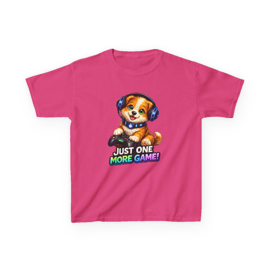 Kids Gamer T-Shirt – Just One More Game Graphic Tee