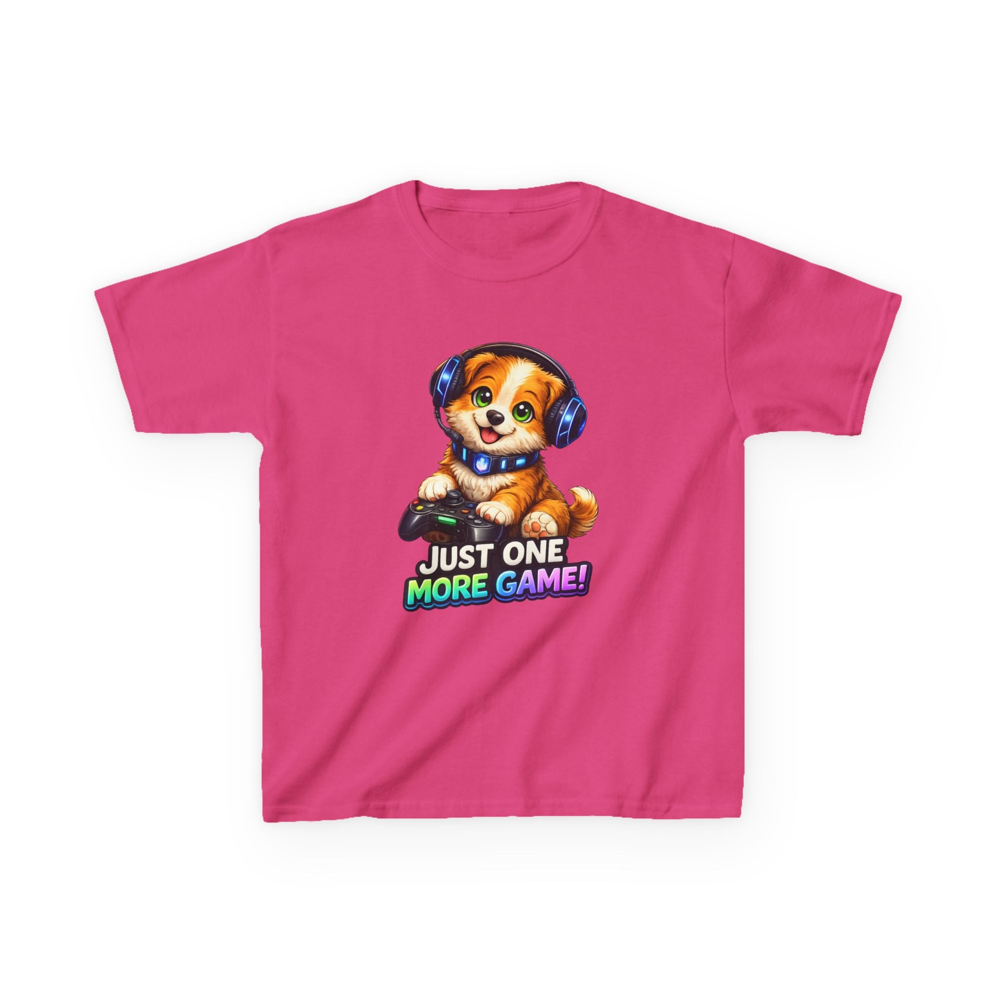 Kids Gamer T-Shirt – Just One More Game Graphic Tee