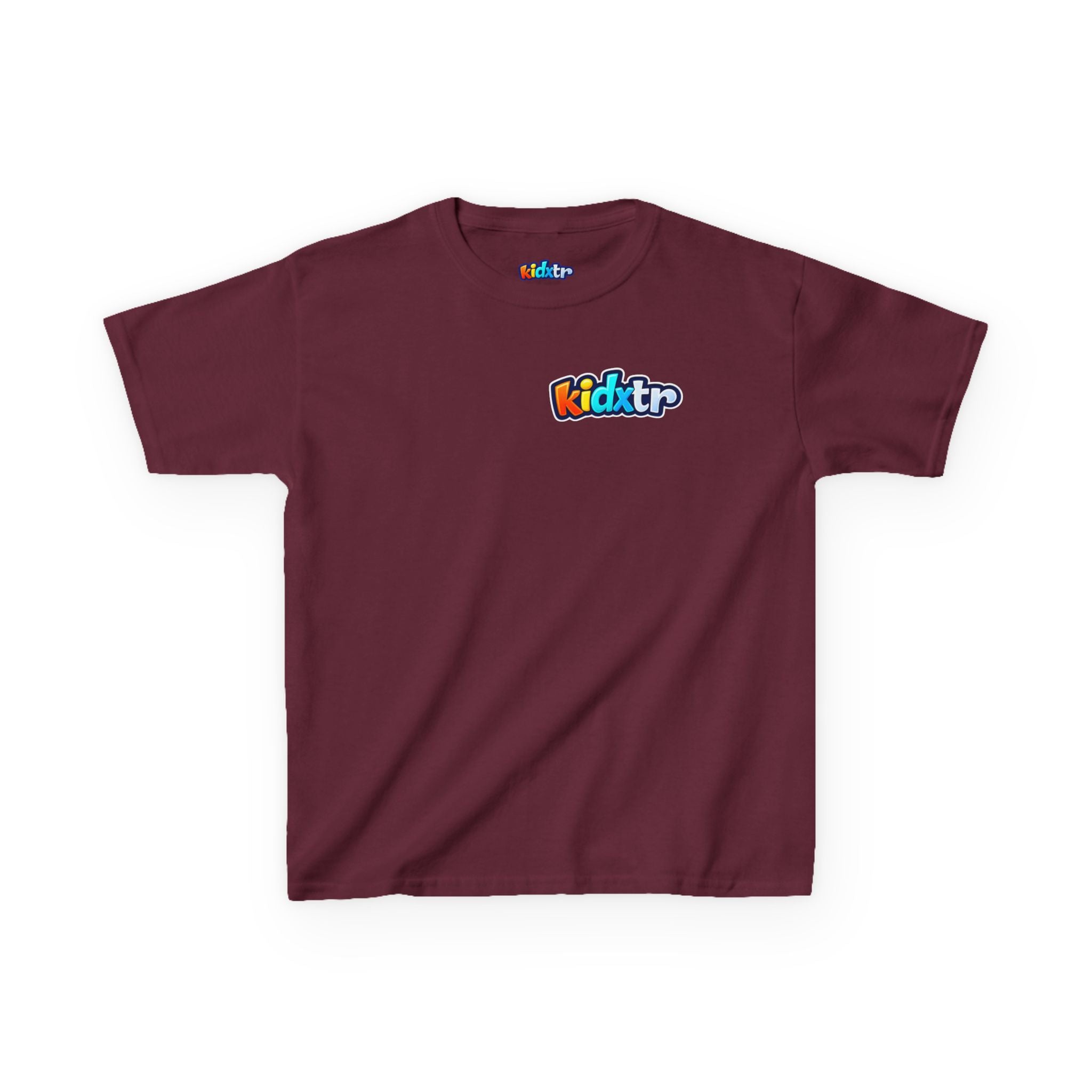 Kidxtr™ Kids Logo T-Shirt — 'Born Bold' Rainbow Wordmark Graphic Tee