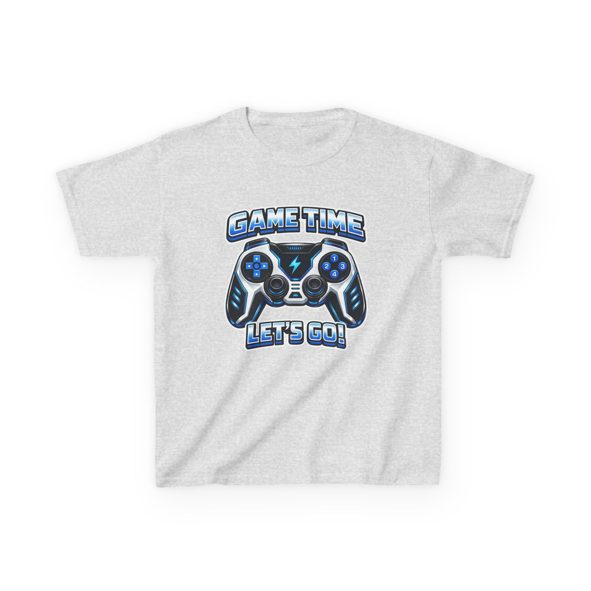 Kids Game Time T-Shirt — 'Let's Go!' Video Game Controller Graphic Tee
