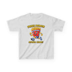 Kids French Fry T-Shirt — 'Fries Power Speed King' Funny Cartoon Graphic Tee