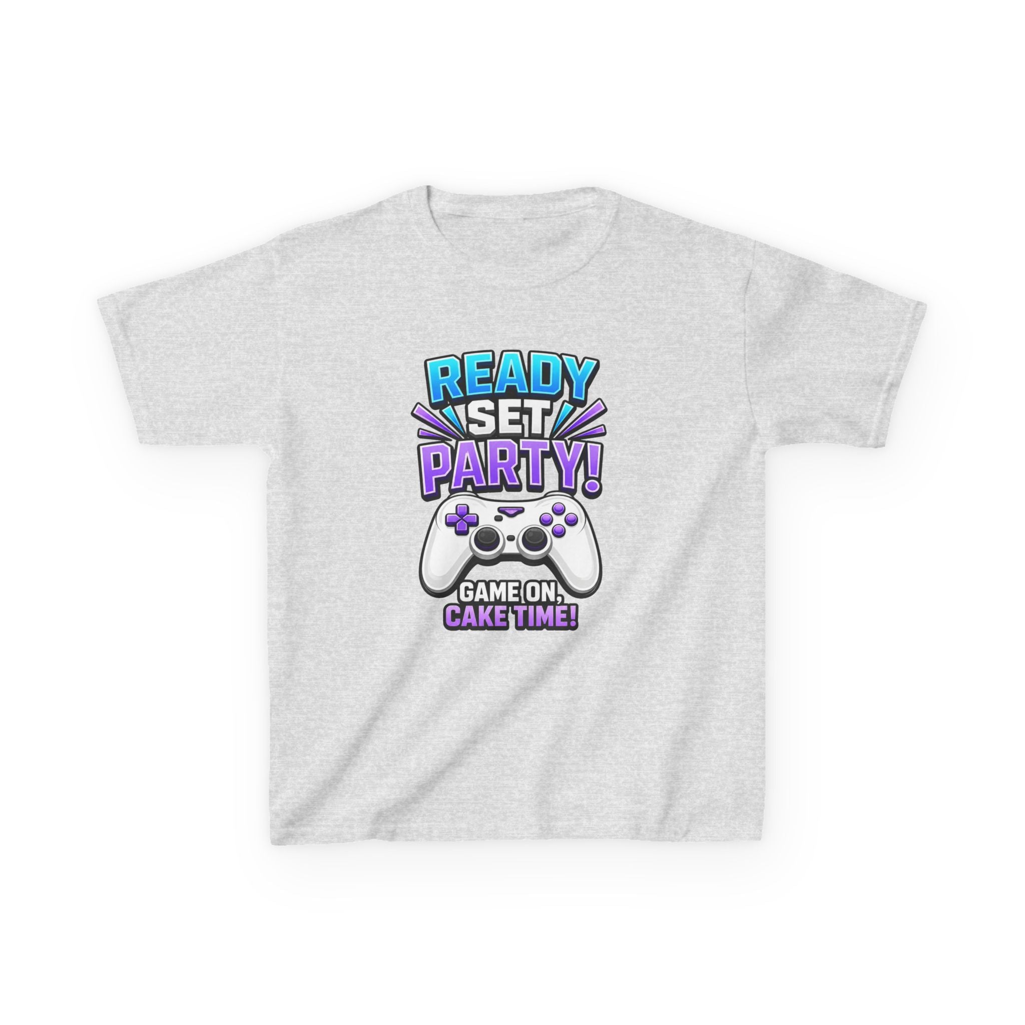 Kids Party T-Shirt — 'Ready, Set, Party!' Gaming Graphic Tee