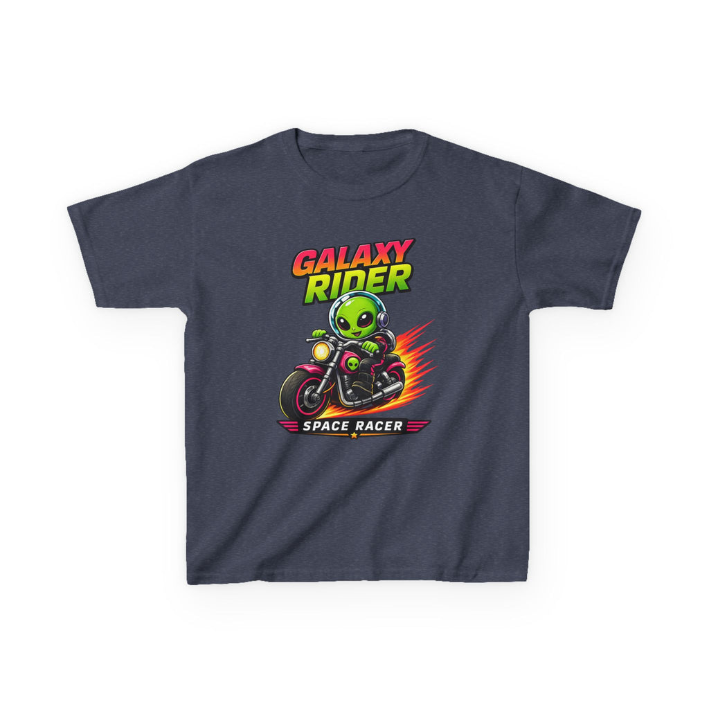 Alien Motorcycle - Kids T Shirt