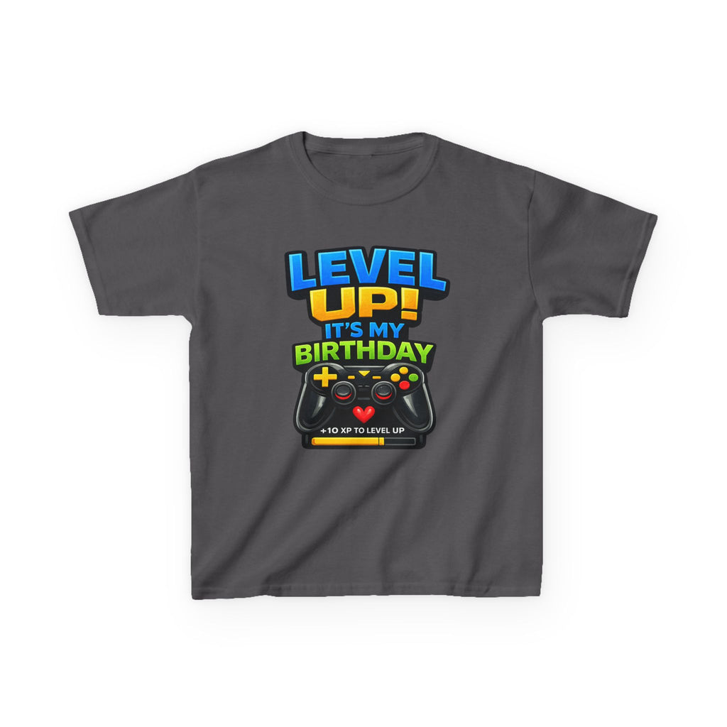 Kids "Level Up! It's My Birthday" Gaming Tee