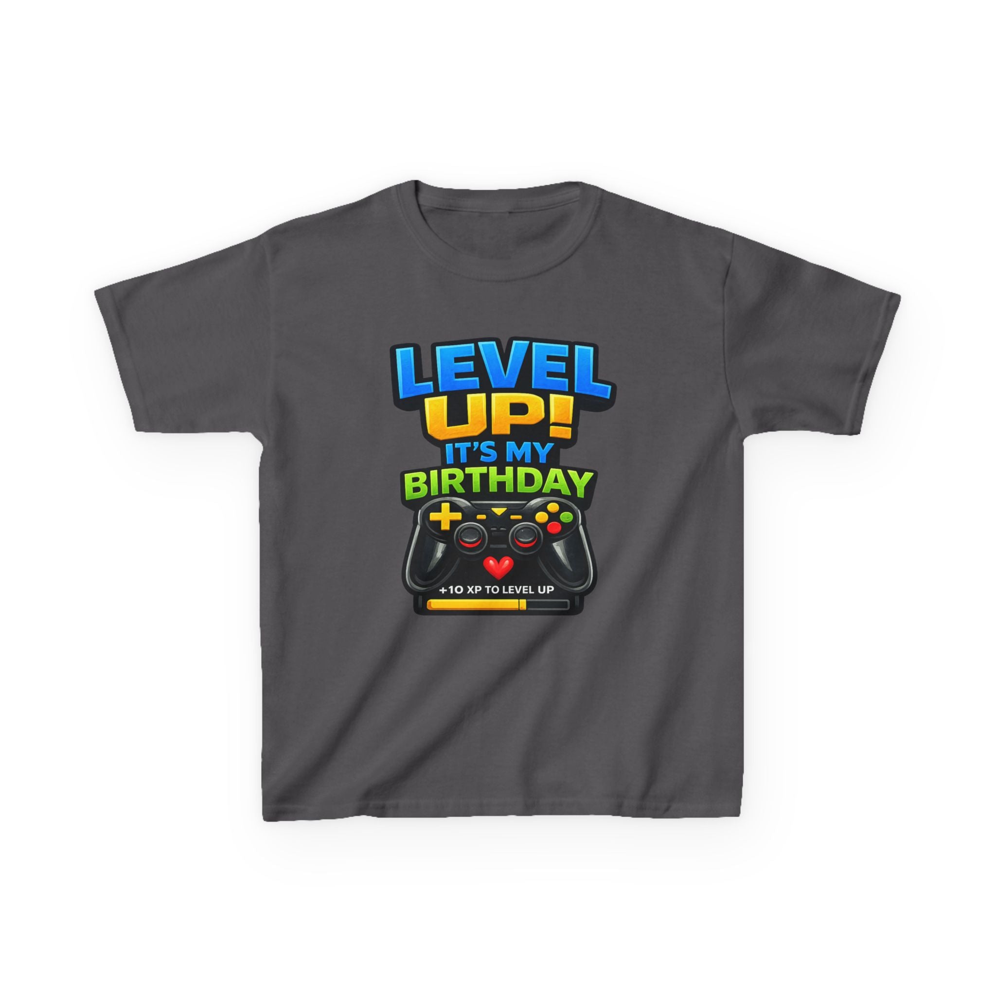 Kids "Level Up! It's My Birthday" Gaming Tee