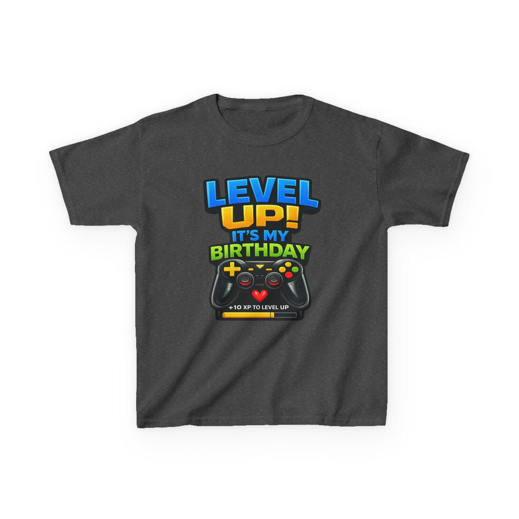 Kids "Level Up! It's My Birthday" Gaming Tee