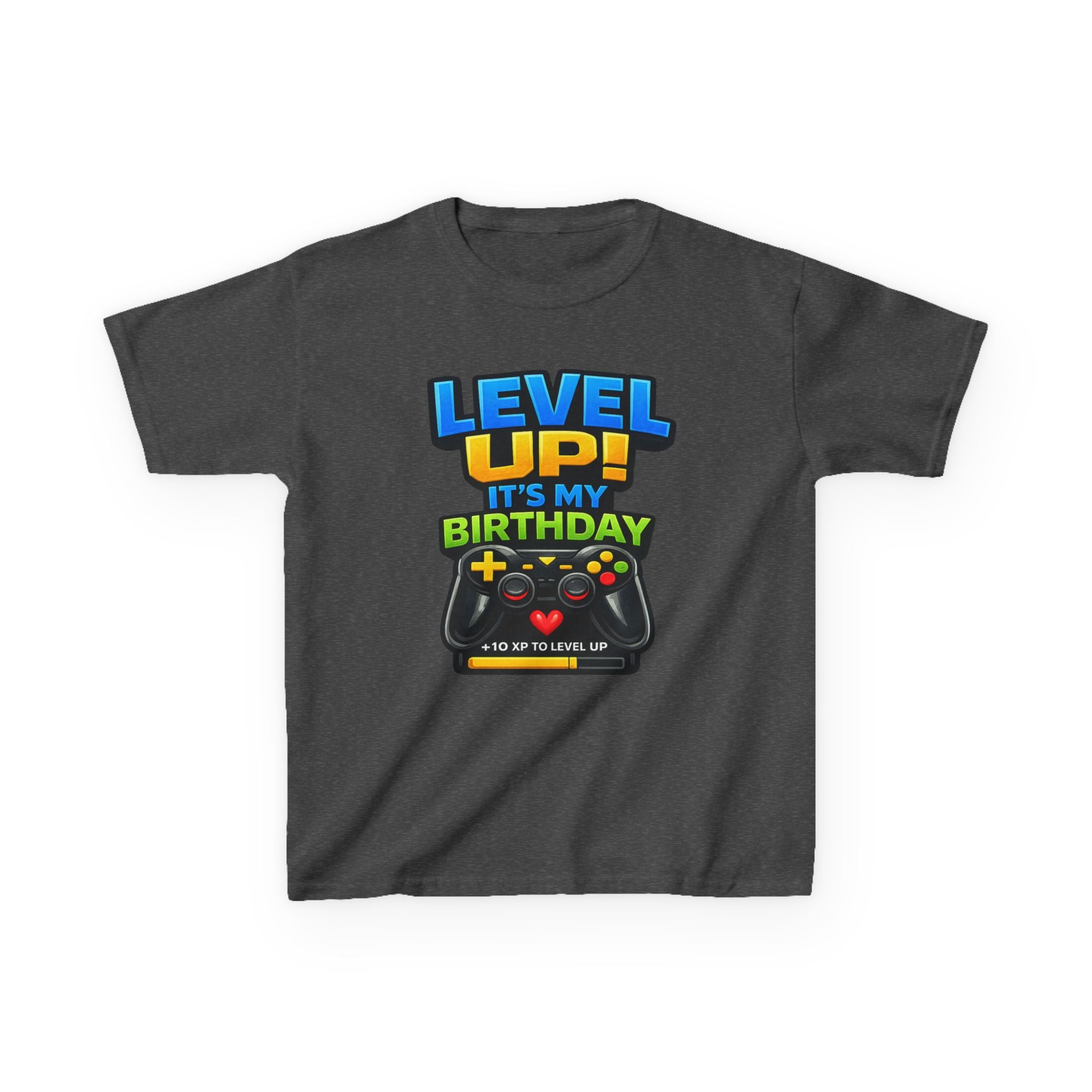 Kids "Level Up! It's My Birthday" Gaming Tee