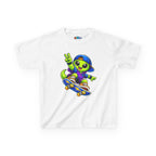 Kidxtr™ Kids Alien T-Shirt — Alien Skateboarding Graphic Tee