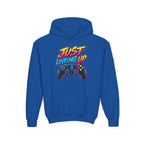 Kidxtr™ Kids Gamer Hoodie — 'Just Level Up' Gamer Graphic Sweatshirt