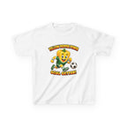 Kids Soccer T-Shirt — 'Yellow Pepper Power' Goal Getter Graphic Tee