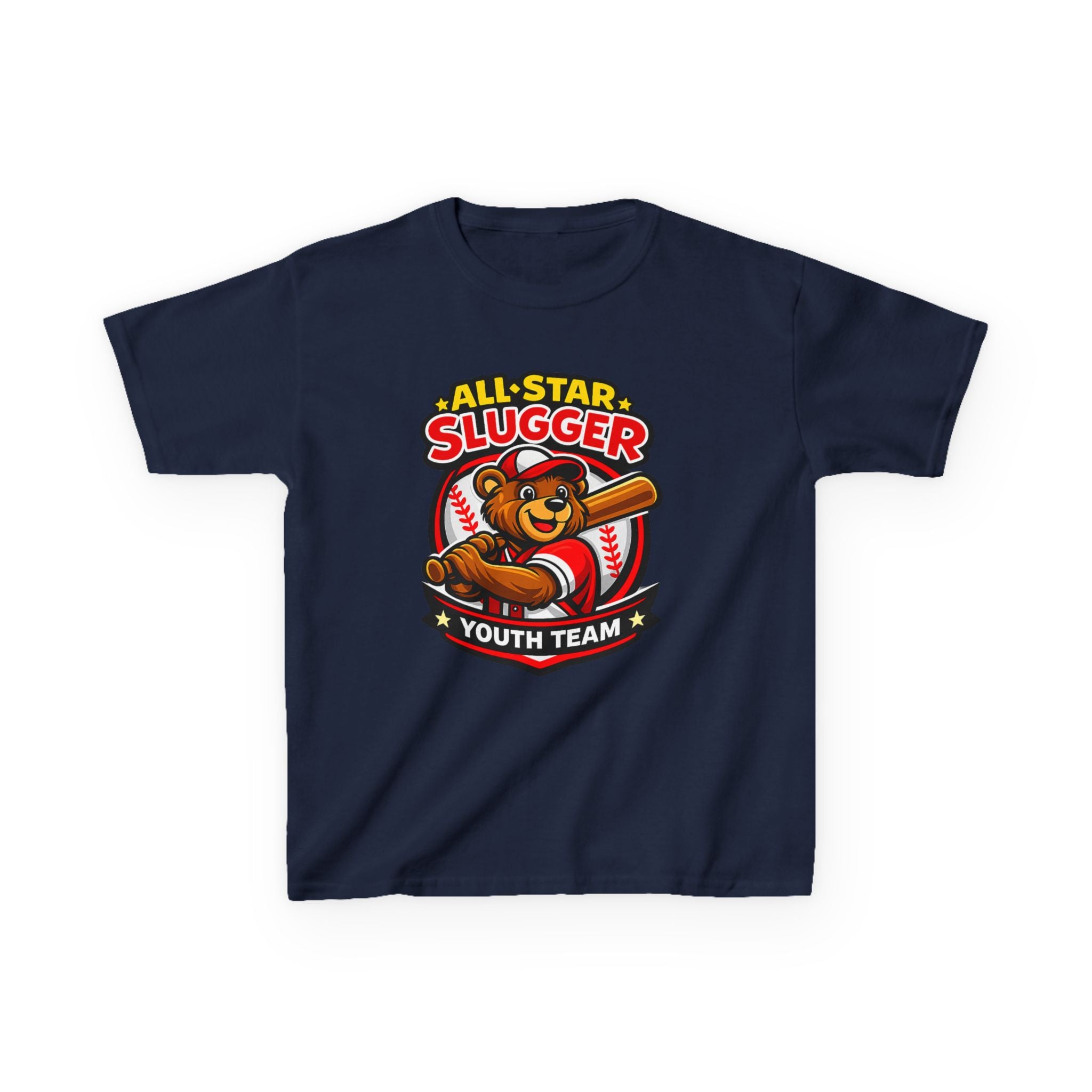 Kids Baseball T-Shirt – All Star Slugger Graphic Tee
