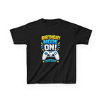 Kids Birthday T-Shirt — 'Birthday Mode On' Gamer Controller Graphic Tee