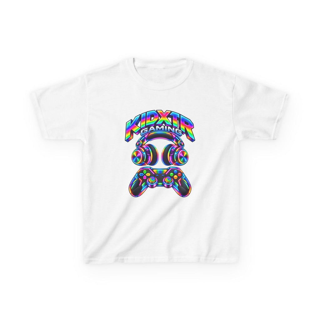 Kidxtr™ Kids Gaming T-Shirt — 'Kidxtr Gaming' Neon Controller Graphic Tee