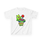 Kids Gaming T-Shirt — 'Level Up!' Gamer Alien Graphic Tee