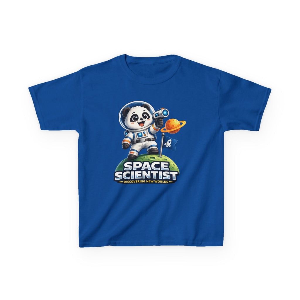 Kids Tee — 'Space Scientist' Panda Astronaut Shirt